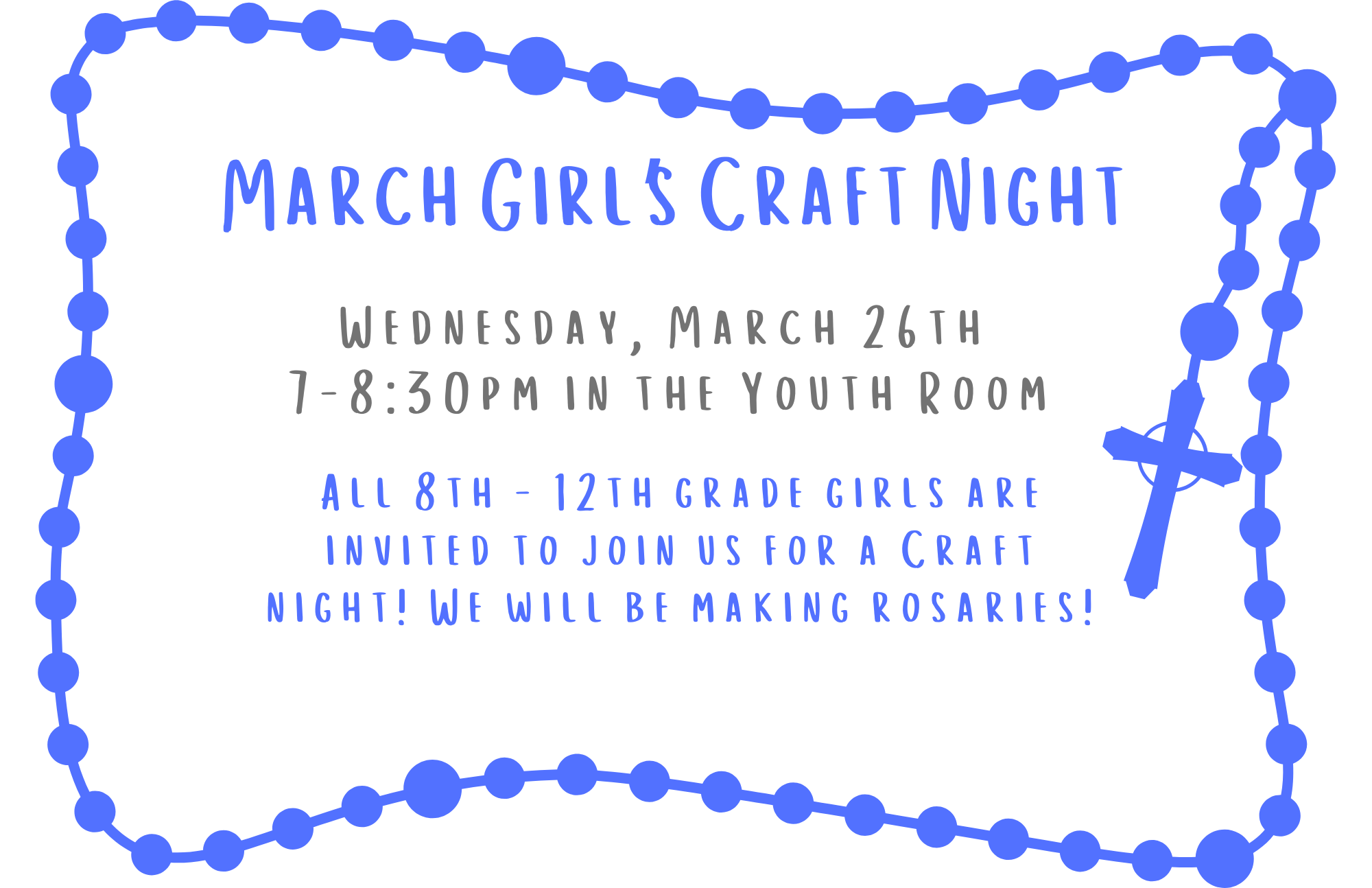 March Craft Night - WEBSITE
