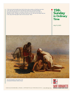 13 July, The Fifteenth Sunday in Ordinary Time