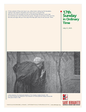 27 July, The Seventeenth Sunday in Ordinary Time