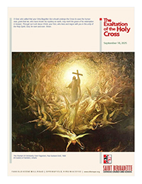 14 September, Twenty-fourth Sunday in Ordinary Time