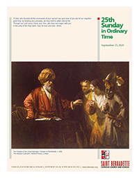 21 September, The Twenty-fifth Sunday in Ordinary Time
