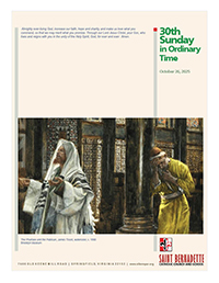 26 October, The Thirtieth Sunday in Ordinary Time