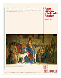 29 March, Palm Sunday of the Lord's Passion