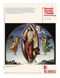 12 April, The Second Sunday of Easter, Divine Mercy Sunday