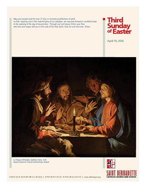 19 April, The Third Sunday of Easter