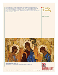 31 May 2026, Trinity Sunday