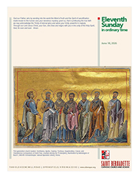 14 June, The Eleventh Sunday in Ordinary Time