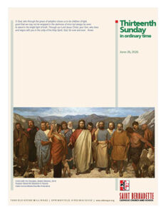 28 June, The Thirteenth Sunday in Ordinary Time