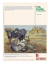 26 July, The Seventeenth Sunday in Ordinary Time