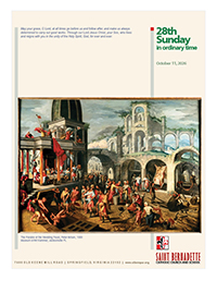 11 October, The Twenty Eighth Sunday in Ordinary Time